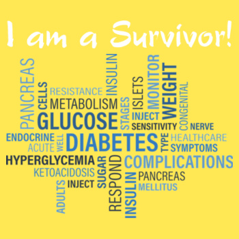 T1D Survivor Womens Icon Tee Design