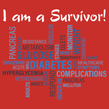 T1D Survivor Mens Icon Tee Design