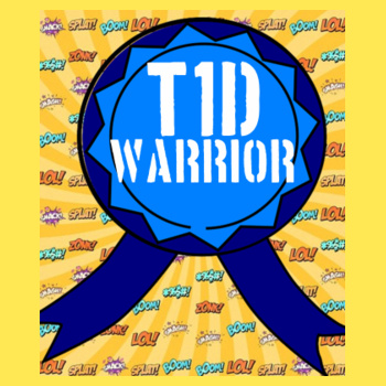 T1D WARRIOR Kids Unisex Classic Tee Design