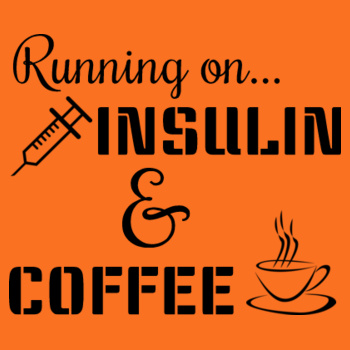 INSULIN & COFFEE Womens Icon Tee Design