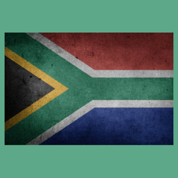 Faded SA Flag Kids Unisex Tee Design