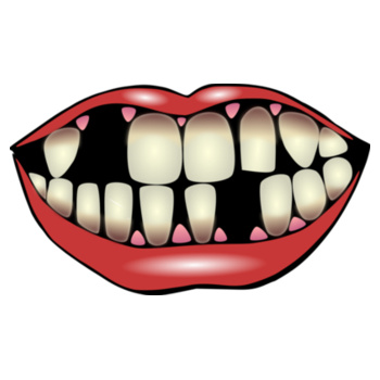 Broken Teeth Mask Design