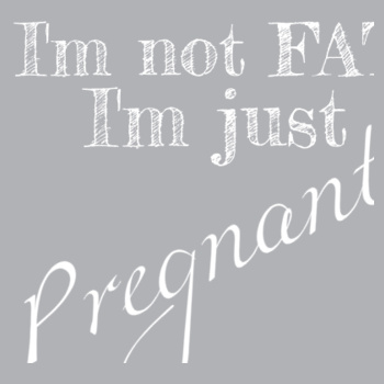 I'm Not Fat Womens Racerback Singlet Design
