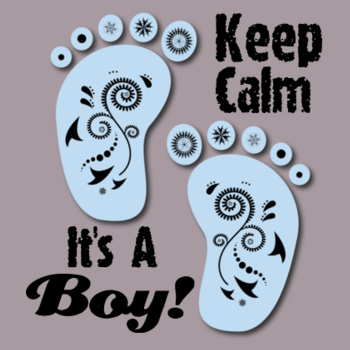 It's A Boy Women's Relax Crew Design