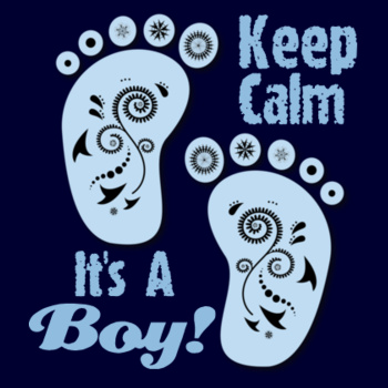 It's A Boy Womens Curve Longsleeve Tee Design