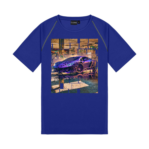 Grafitti Car Kids Performance T-shirt Thumbnail